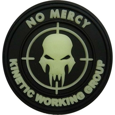 JACKETS TO GO Nášivka NO MERCY - KINETIC GROUP plast GLOW