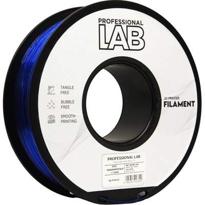 Professional Lab PETG transparentní modrá 1,75mm 1kg