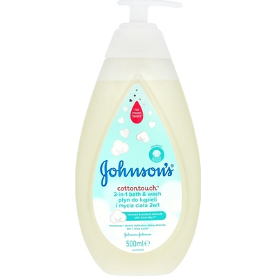 Johnson & Johnson Cottontouch koupel a mycí gel 2v1 500 ml – Zboží Mobilmania