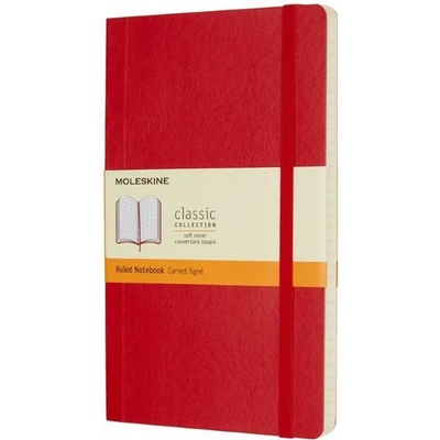Moleskine Soft lined notebook size L (7490142000/4/6/7)