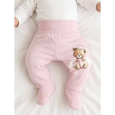 Dojčenské polodupačky TEDDY PRINCESS Ružová