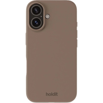Image 1 of Holdit Гръб Holdit Silicone Case за iPhone 16 - Mocha Brown
