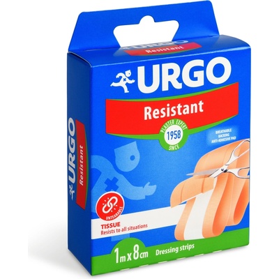 Urgo Resistant odolná náplast 1 m × 8 cm
