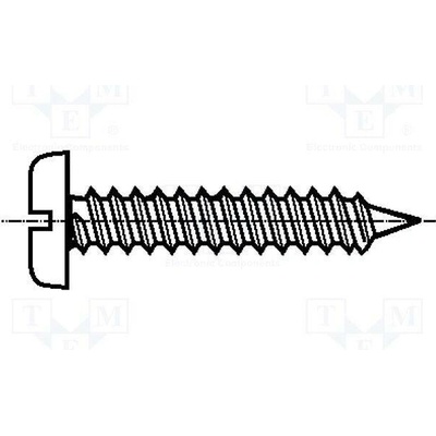 BOSSARD 5000254 Vrut; 3,5x32; Hlava: válcová; plochá; 1mm; ocel; zinek; Øhlavy: 6,9mm – Zboží Mobilmania