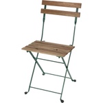 Esschert Design Зелен и бежов метален градински стол - Esschert Design (ZEE-MF043)
