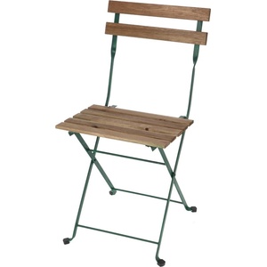 Esschert Design Зелен и бежов метален градински стол - Esschert Design (ZEE-MF043)