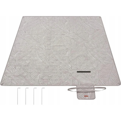 Songmics Deka hnědá obdélníková 200x200