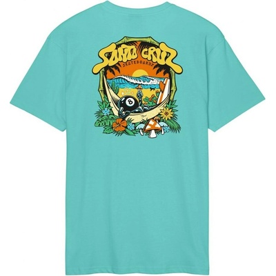 Santa Cruz Winkowski 8Baller Trip T-Shirt Pool Blue