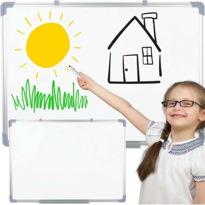 RKToys Magnetická tabule 45×60 cm bílá sucho stíratelná