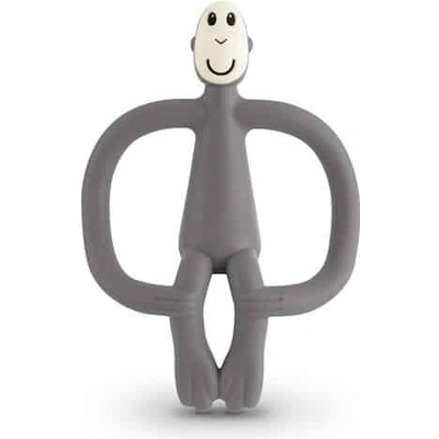 Matchstick Monkey hryzadlo a zubná kefka Grey