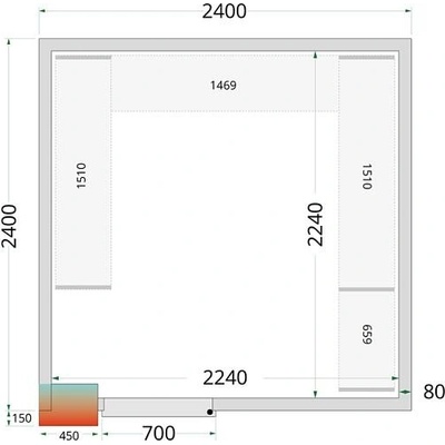 TEFCOLD CR 240x240x220