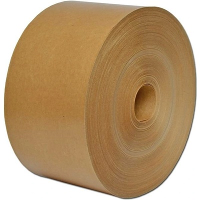 LockedPaper Vodou vlhčená lepicí páska 80 mm x 200 m, bez dutinky