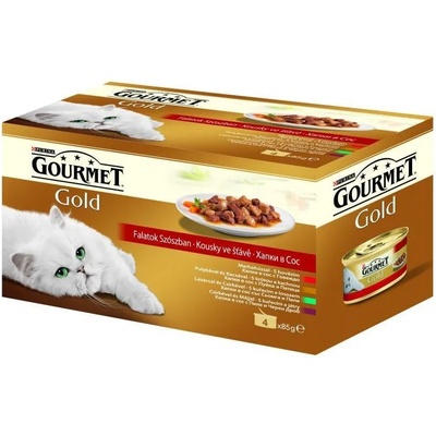 Gourmet Gold Chunks in Gravy 4x85 g