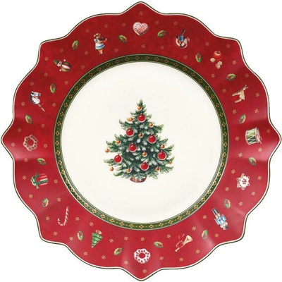 Villeroy & Boch Červený dezertný tanier 24 cm Toy's Delight