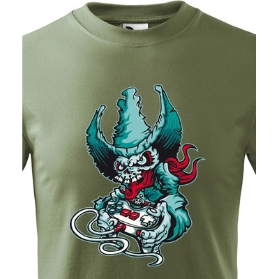 Dětské tričko Gamer Military 69 Velikost 134 cm/8 roků Canvas Dětské tričko Bezvatriko.cz 1971
