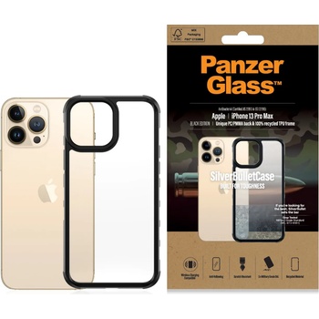 Image 1 of Panzer Гръб PanzerGlass SilverBulletCase за iPhone 13 Pro Max - Черна рамка