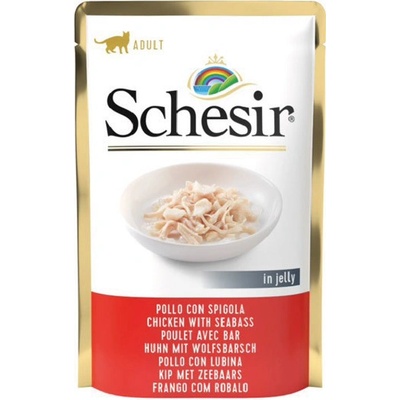 Schesir Cat Kuracie filety a morský vlk 85 g