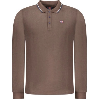 Norway 1963 pánská polokošile Brown