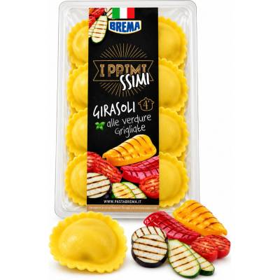 Brema i primissimi girasoli čerstvé plněné těstoviny grilovanou zeleninou 250 g