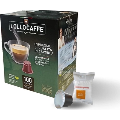 Lollo caffé Kávové kapsle Classico Espresso do Nespresso 100 ks