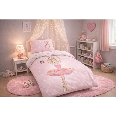 Jerry Fabrics obliečky Balerina Bavlna 70x90 140x200