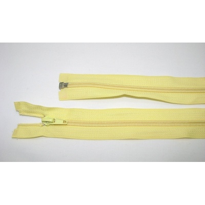 Zips špirála deliteľný 5mm - dĺžka 65cm,svetlo žltý