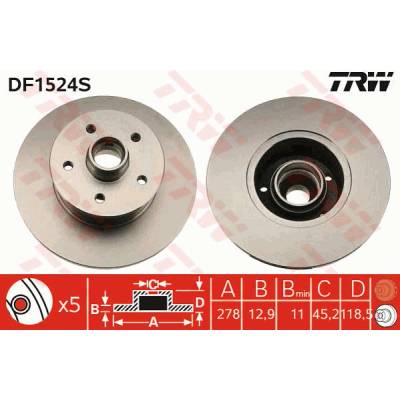 TRW KFZ Ausruestung GmbH DF1524S