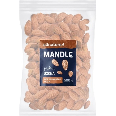 Allnature Mandle uzené ořechy uzené 500 g