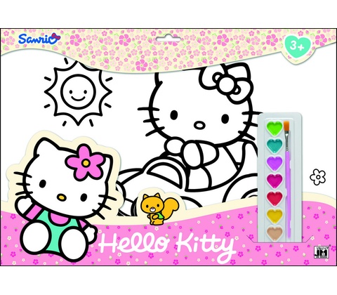 Hello Kitty omalovánka
