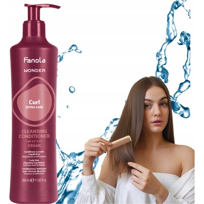 Fanola Wonder Curl Cleansing Conditoner Čisticí kondicionér pro kudrnaté vlasy 350 ml