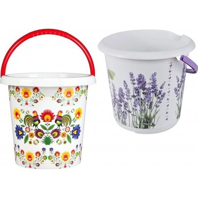 Makro Vedro 10 l DEKOR s odmerkou rôzne motívy