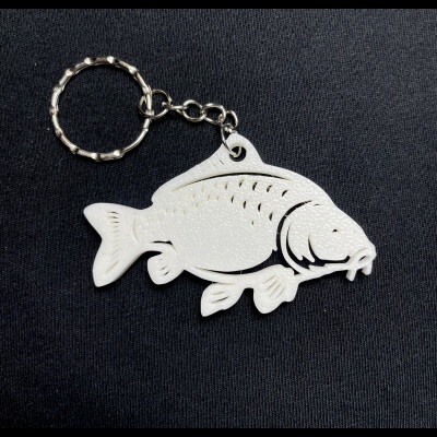 Prívesok na kľúče Kapor 4Fishing Biela Vzadu