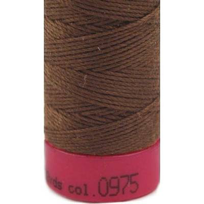 Polyesterové nitě Aspo 30 / riflové návin 30 m 975 Chocolate Brown