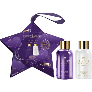 The Luxury Bathing Company Комплект Lavender Dreams - Душ гел и Лосион за тяло, 2 х 50 ml