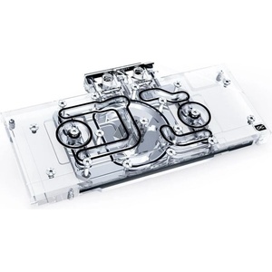 Alphacool Воден блок за видео карта Alphacool Eisblock Aurora Acryl GPX-A Radeon RX 6700XT Reference with Backplate (AC-1021671) - Allstore