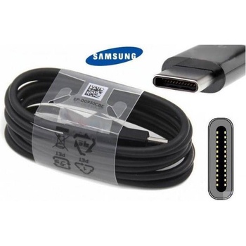 Samsung Оригинален USB-C Кабел за SAMSUNG c Бързо Зареждане 0.8m EP-DR140ABE, Черен (Bulk) (EP-DR140ABEGWW/Bulk)