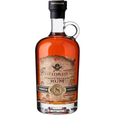 Davidsen's Pirate Release Rum 40% 0,7 l (čistá fľaša)
