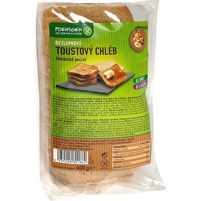 Chléb toastový Poensgen bez lepku 400 g