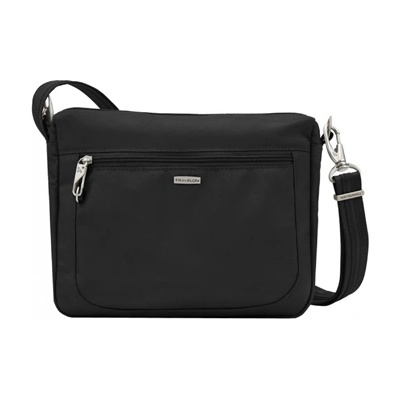 Travelon Чанта за рамо против кражба Black Crossbody Classic (021430)