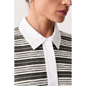 rag & bone блуза с дълги ръкави дамска от памук Kelly (RE5M32PT3KW)