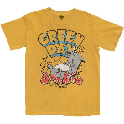 Green Day tričko Dookie Longview oranžové