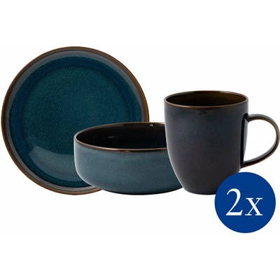 Villeroy & Boch Raňajková súprava Crafted Denim 6 ks
