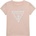 GUESS Тениска в розово за момиче с надпис и контрастно сърце Guess