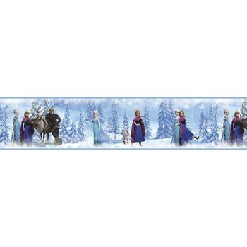 RoomMates Dekorační bordury Frozen. Bordura Ledové království 12,8 cm x 457 cm
