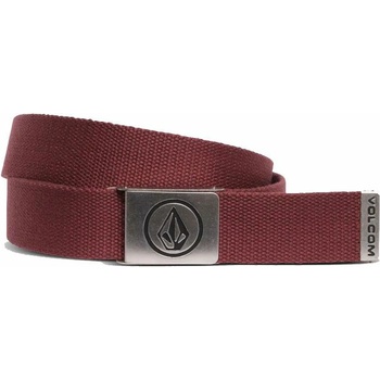 Volcom pásek Circle Web vínová