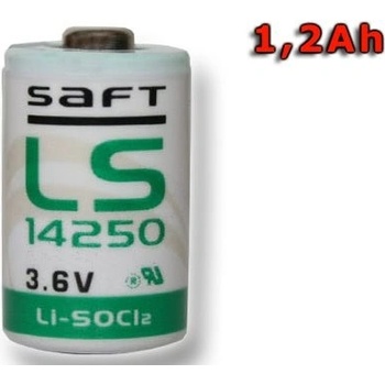 SAFT LS14250 1/2AA 3.6V 1200mAh SPSAF-14250-STDh