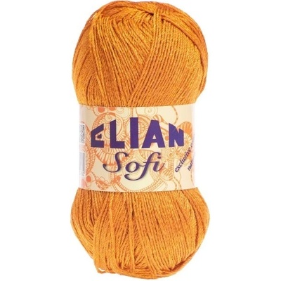 VSV Pletací příze Elian Sofi 4876 - žlutá