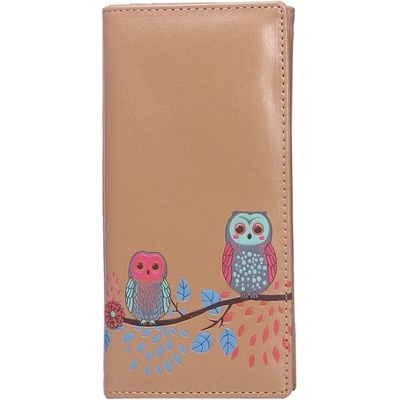 Peňaženka Cute Owls Long béžová