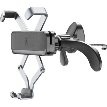 Cellularline Поставка за кола Cellularline - Gravity Slide Fit, черна (GRAVITYHOLDERVENTK)