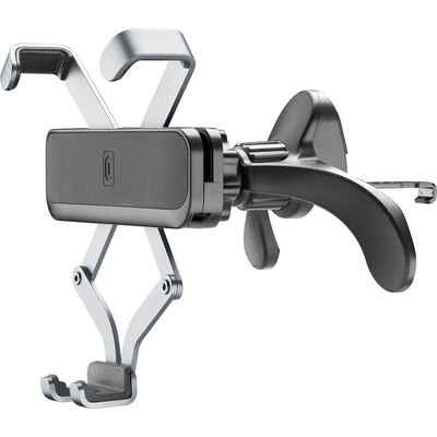 Cellularline Поставка за кола Cellularline - Gravity Slide Fit, черна (GRAVITYHOLDERVENTK)